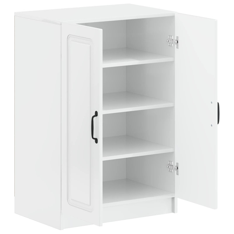 Shoe Storage Cabinet, High Gloss White