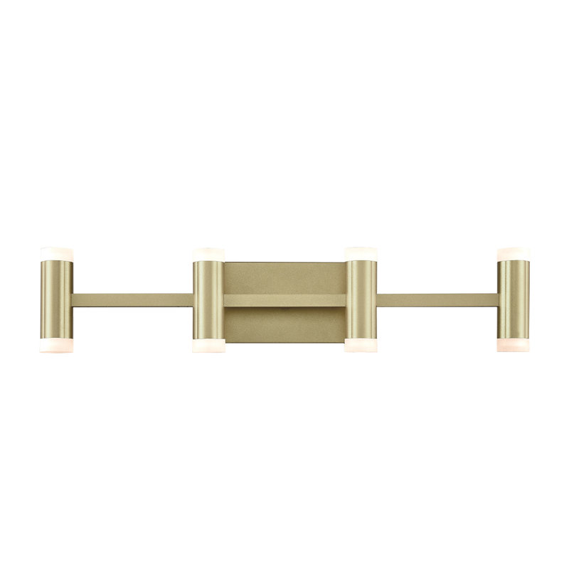 Brazen 4 - Light Bath Bar, Brushed Brass