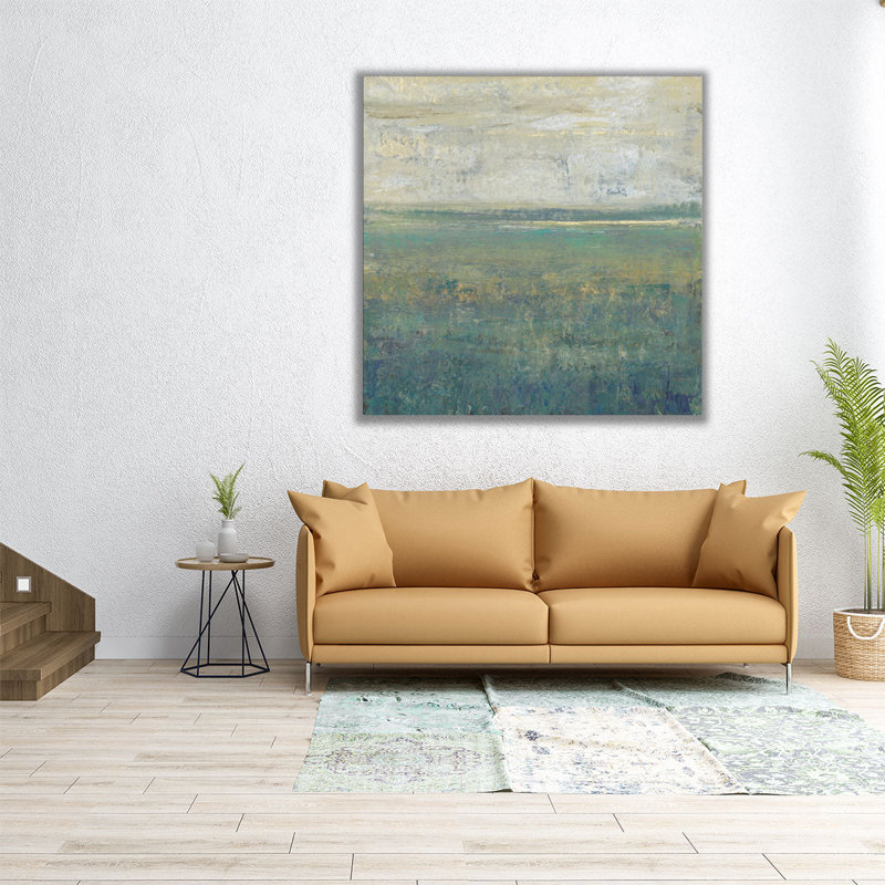 Sage Terrain I - Canvas Print Wall Art, 12" H x 12" W