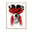 Dessin de chien super-héros - reproduction d'art sur toile pour enfants-1483046024-1483046025