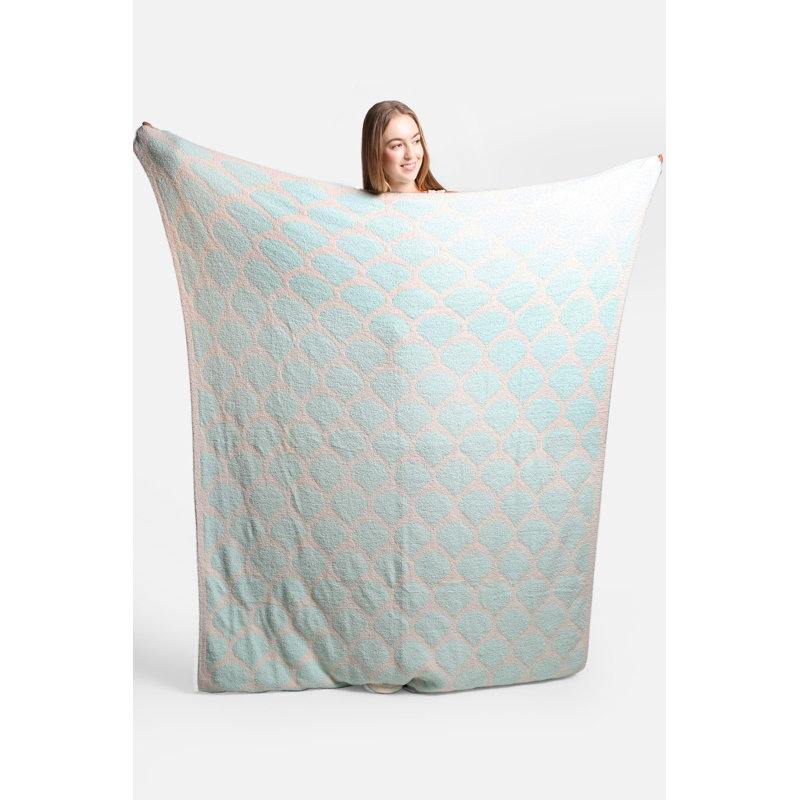 Jeté de luxe Mermaid Scale, Menthe