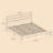 Bed Frame With Solid Wood Legs Slats,Headboard, LED Lights, Charging Station-1898698423-1898698418