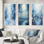 «Snow Winters Solitude II», 3 pièces sur toile-1977809465-1977809469