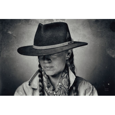 Home On The Range Cowgirl I by Nathan Larson - Wrapped Canvas Print