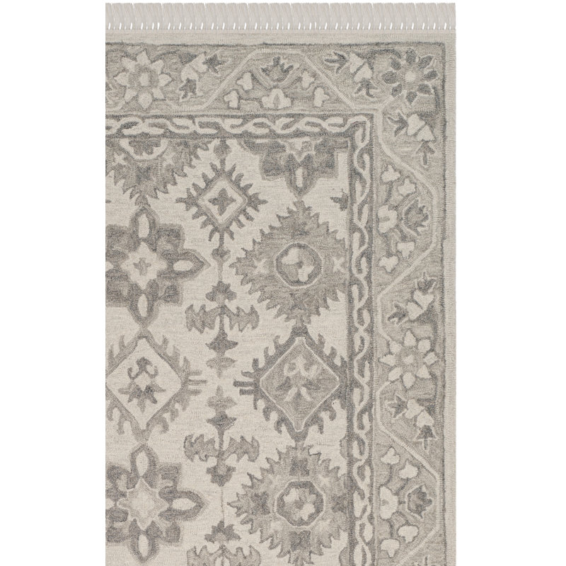 Tapis oriental en laine touffeté à la main Vahakn, Rectangle 5 pi x 8 pi
