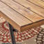 Causeuse d'extérieur industrielle avec table basse