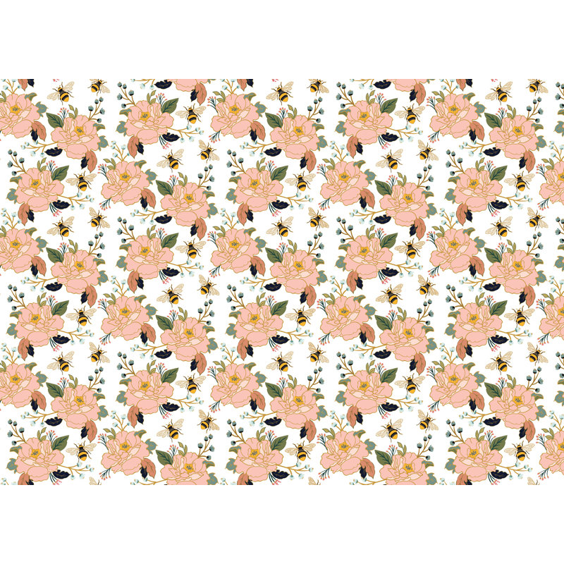 Floral Wallpaper by Teresa Chan Graphics, Non-Pasted