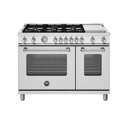 Master Series All-Gas Range 48" - 6 Burners + Electric Griddle - Gas Oven