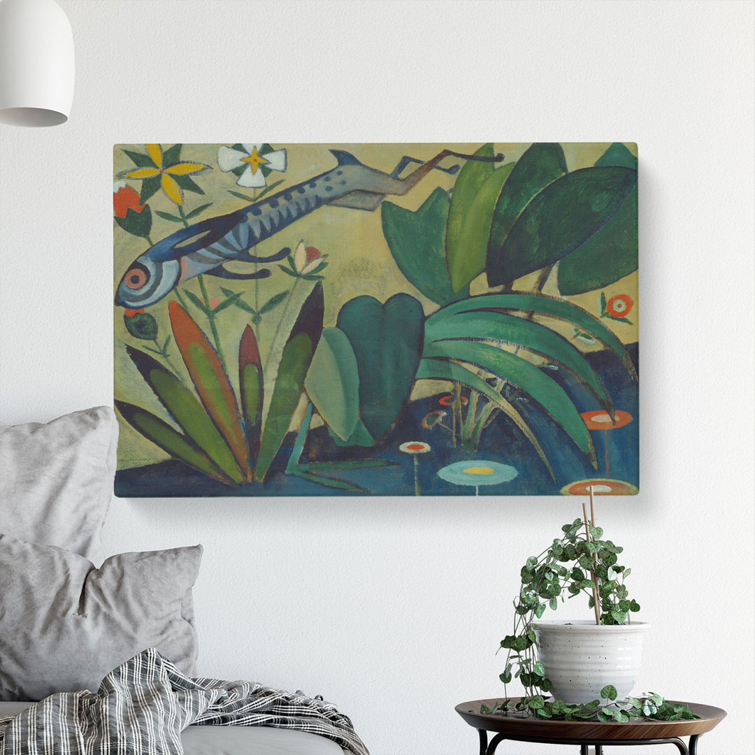 Leap Of The Rabbit by Amadeo De Souza-Cardoso - Wrapped Canvas