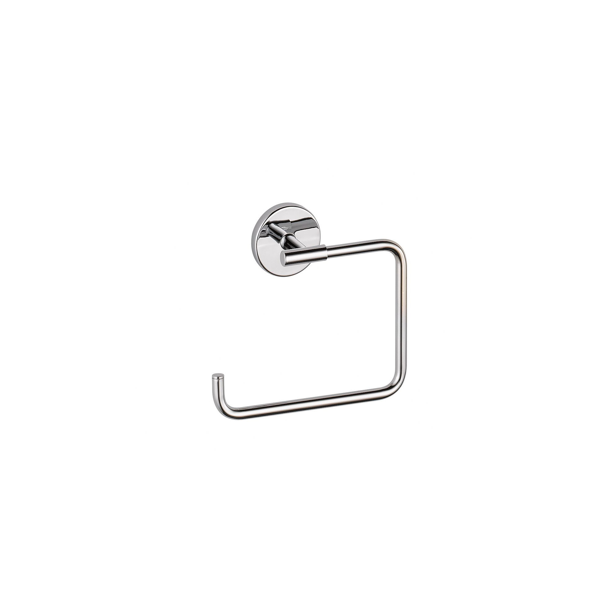 Trinsic Wall Mount Square Open Towel Ring Bath Hardware Accessory, Chrome
