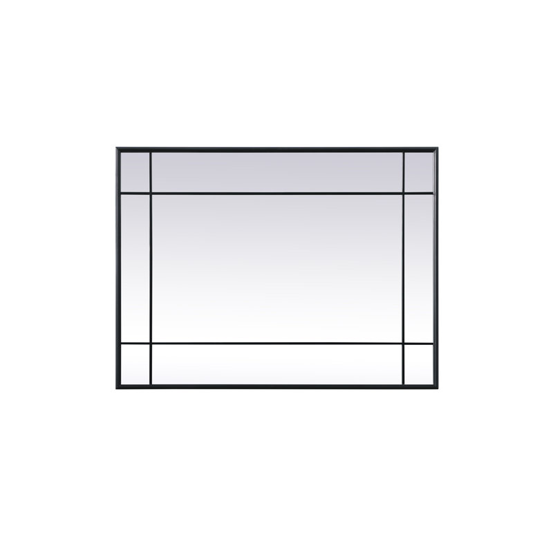 Miroir mural Chancey, Noir, H 40 po x l 30 po