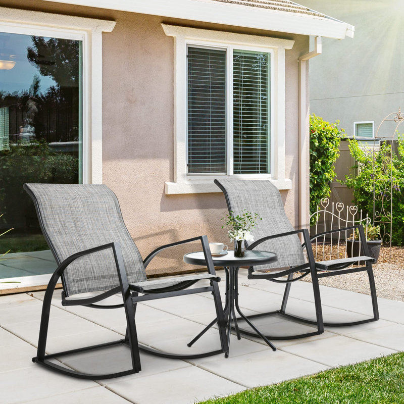 Everth 2 - Person Patio Dining Set with Round Table