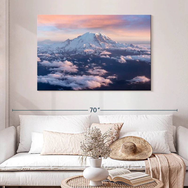 Alvord Mount Rainier, lever du jour, H 32 po x l 48 po