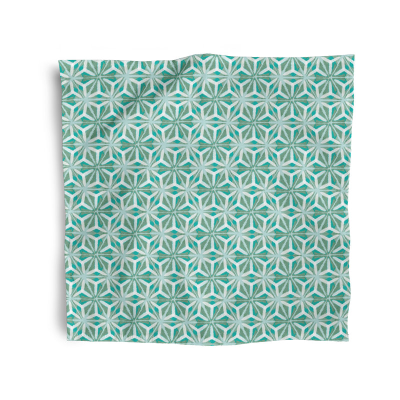 Cheryllynn Water Mosaic Napkins, Green