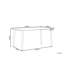 Totham Glass Top Metal Base Dining Table