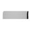 Wm713 - Moulure de plinthe moderne Americraft, P 9/16 po x l 3 1/4 po x L 96 po, pin jointé apprêté