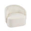 Fauteuil d'appoint courbé avec coussin moelleux intégré-259418042