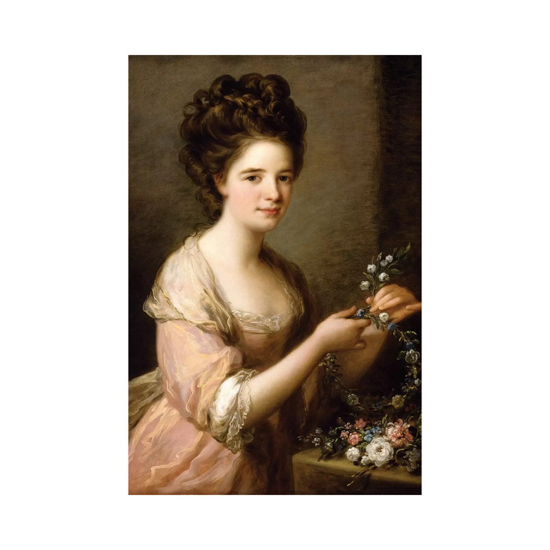 Portrait Of Eleanor, Countess Of Lauderdale, C.1780-81 by Angelica Kauffmann - Wrapped Canvas Painting