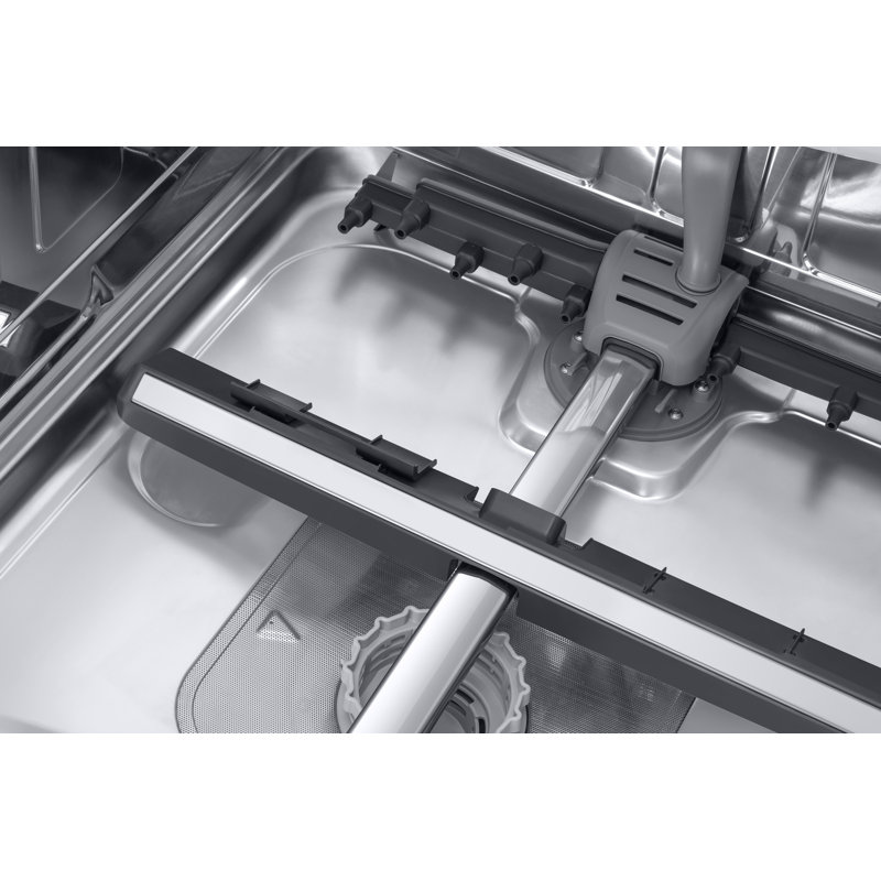 Samsung Smart Linear Wash 39dBA Dishwasher, Black Stainless Steel