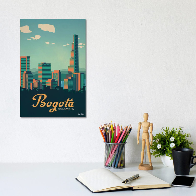 Bogota - Wrapped Canvas Print, 20.32 cm H x 30.48 cm W