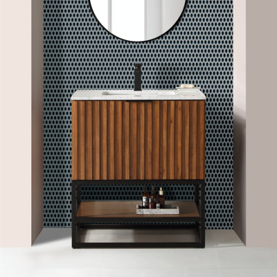 Terra 30'' Single Bathroom Vanity with Top