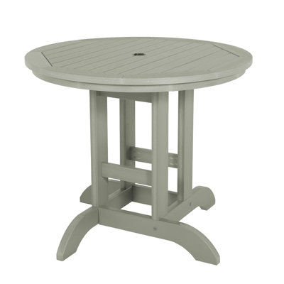 Table de salle à manger ronde en plastique Tillmanns (30 po)