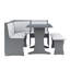 Ensemble de coin-repas avec rangement pour 5 personnes Kasdan-1463392393