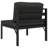 25.4" Wide Rectangle Patio Sofa with Cushions