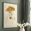 Reproduction encadrée champignon V Variétés - bois massif-1379406009-1379405989