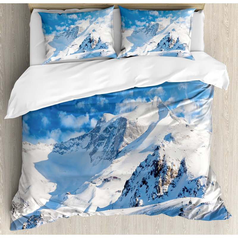 Lake House Rustic Polyester Duvet Cover, Queen Duvet Cover