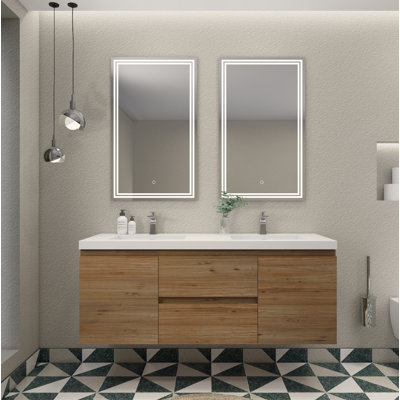 Ensemble de meuble-lavabo double 59 po Aylanna