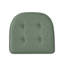 Coussin de siège en mousse à mémoire de forme en U de qualité supérieure épais et confortable Coussin de siège capitonné antidérapant Housse de siège intérieure en caoutchouc antidérapant de 17 po x 16 po pour bureau, chaises de cuisine, paquet de 6, couleur verte-88355000-139866602