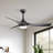 Nicola 52" 3-Blade Standard Ceiling Fan With Remote and Led Light-1631905421