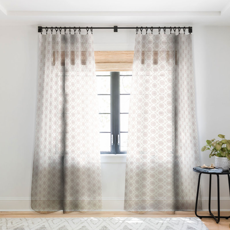 Rideau transparent Holli Zollinger Wildflower Geo