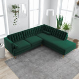 Addilynn 2 - Piece Velvet Sectional