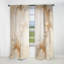Beige Christianity Cross Of Jesus - Modern Room Darkening Abstract Curtain - 1 Panel-107827123