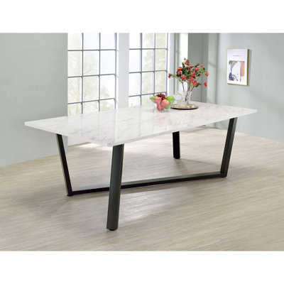 Vesper Faux Marble Dining Table