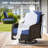 6 Pieces Outdoor Wicker Swivel Chair Set With Cushions, Coffee Table, Ottomans-1448199225