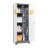 Broom Storage Cabinet With Locking Doors And Shelves, 65" H Metal Storage Cabinet With Hanging Rod & S-Hooks, Cleaning Tool Storage Cabinet Grey-340243669