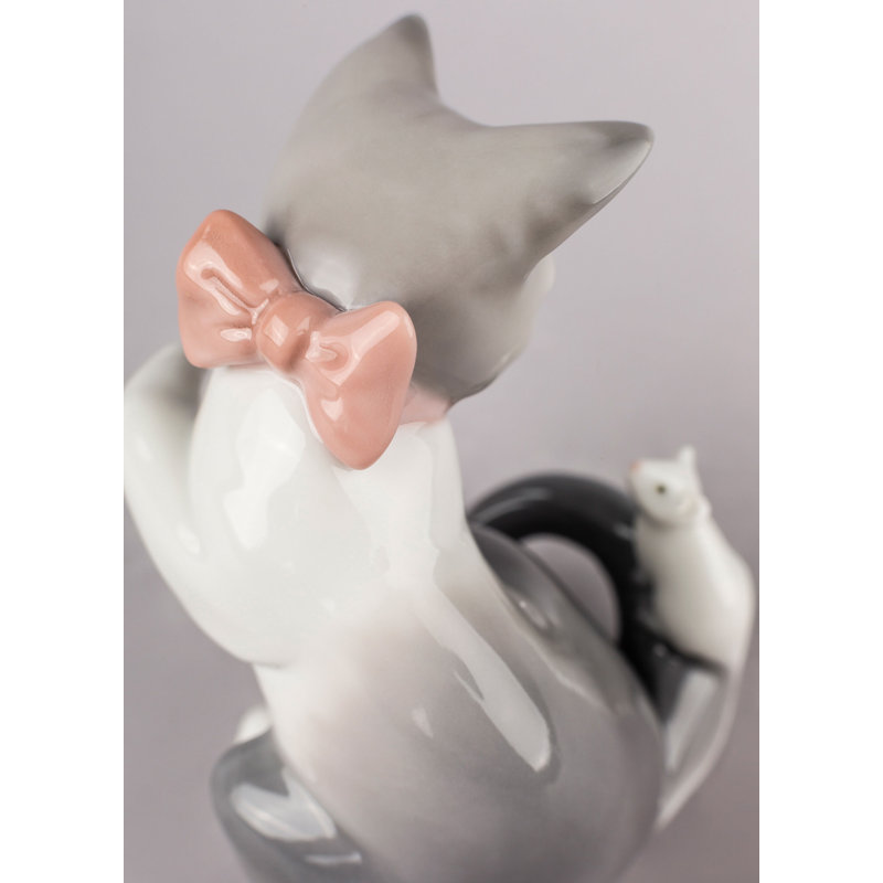 Cat and Mouse Figurine