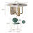 Modern Round Sintered Stone Dining Table Sets