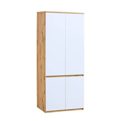 Olamae 1 Door Manufactured Wood Wardrobe