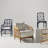Blynn Theo Slat Back Arm Chair