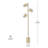 Ciancio 63'' Gold Floor Lamp