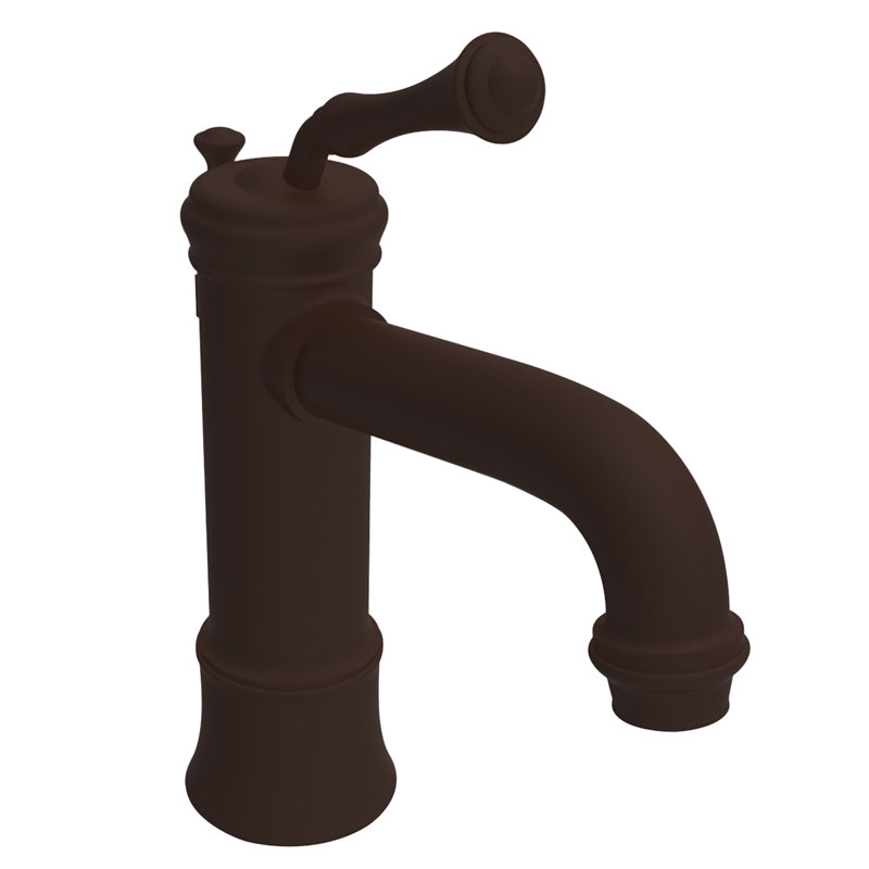 Astor Single Hole Bathroom Faucet with Drain Assembly, Oil Rubbed Bronze - Hand Relieved