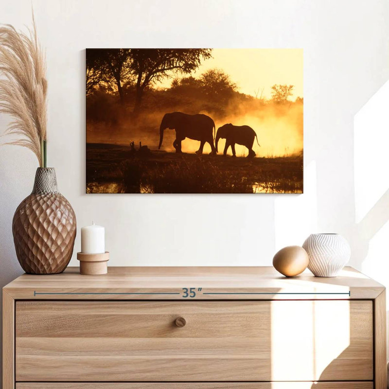 Brampt Elephant Buddies, 16'' H x 24'' W