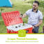 ROYALFORD Insulated Cooler Box Set 5L 25L 50L | Portable Ice Box with Handle | Heavy Duty Cool Box for Camping Picnic Beach Travel Outdoor| BPA Free Cooling Up to 24 Hours | Set of 3-124362191