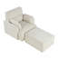 Chaise surdimensionnée avec repose-pieds avec rangement-389592260