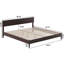 Lit plateforme en bois massif Amandaleigh avec station de charge intégrée-803028807-803028860