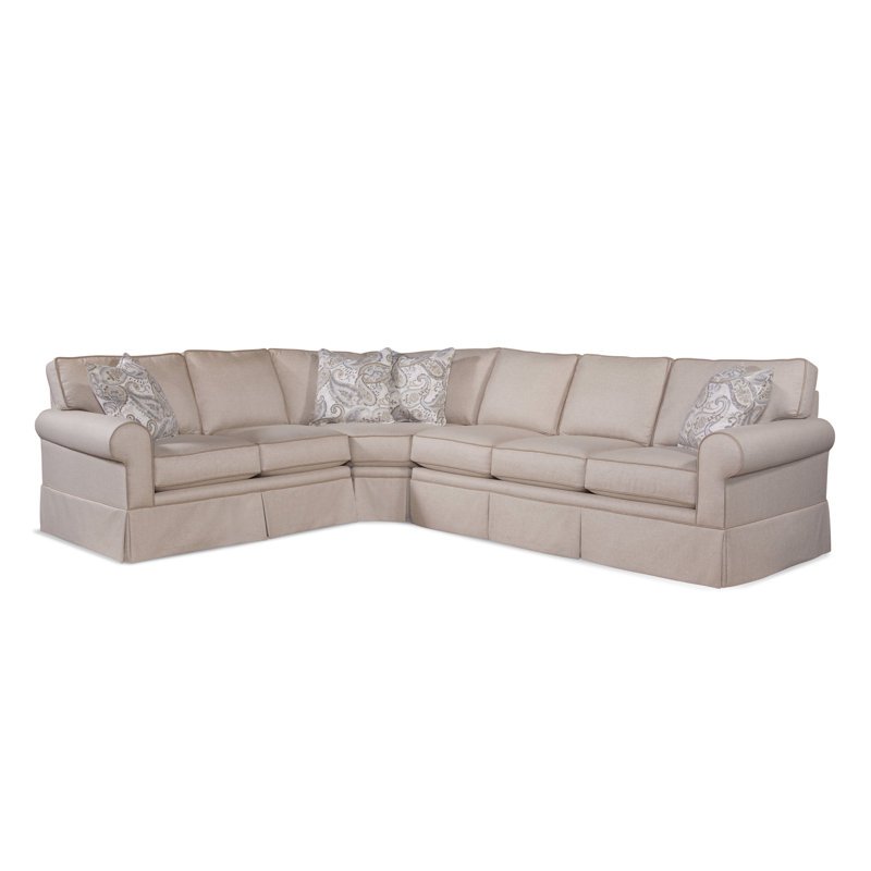 Benton Sectional, Blue Buffalo Check; 0120-61, Air Dream Mattress, Left Hand Facing